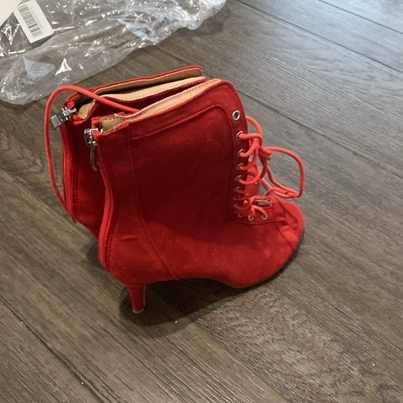 NWT BURJU Sierralynn Lace up Ankle Boots dancing | Size 10.5 - Picture 8 of 9